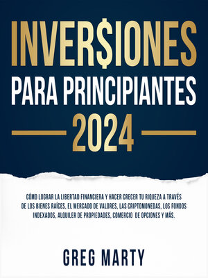 cover image of Inversiones Para Principiantes 2024